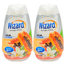 2 Pack x Vanilla Papaya Scent Adjustable Solid Air Freshener, 7.8oz