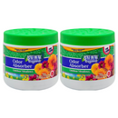2 Pack x Outdoor Meadows Solid Gel Odor Absorber Eliminator Freshener, 10oz.