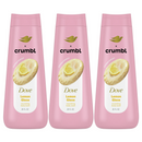 3 Pack x Dove x Crumbl Lemon Glaze Nourishing Body Wash LIMITED EDITION, 20oz.