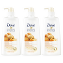 3 Pack x Dove Replenishing Ritual Body Lotion Marula Oil & Mango, 16.9oz
