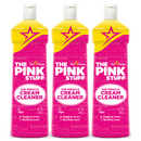 3 Pack x The Pink Stuff - The Miracle Cream Cleaner, 16.9oz. (500ml)