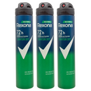 3 Count x Rexona Quantum Dry 72 Hour Motion Activated Spray, 6.7oz (200ml)