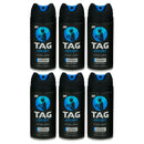 6 Pack x ag Sport Fearless - Fine Fragrance Body Spray, 3.5oz.