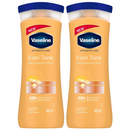 2 Pack x Vaseline Even Tone Vitamin B3 & SPF 10 Body Lotion, 13.5oz (400ml)