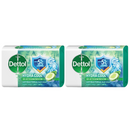 2 Count x Dettol Hydra Cool Cucumber & Icy Menthol Antibacterial Soap, 3.5oz