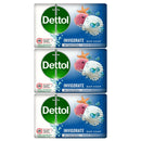 3 Count x Dettol Invigorate Antibacterial Soap Bar, 3.5oz (100g)