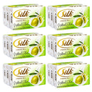 18 Count x Silk Natural Olive Beauty Bar Soap, 3.53oz Each