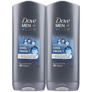 2 Count x Dove Invigorating Cool Fresh Body Face & Hair Wash, 13.52oz (400ml)