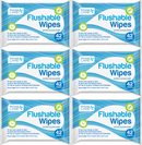 252 Wipes x Plastic Free & Plant Based Biodegradable Flushable Wipes