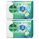 2 Count x Dettol Hydra Cool Cucumber & Icy Menthol Antibacterial Soap, 3.5oz