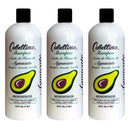 3 Pack x Cabellina Avocado Seed Oil Shampoo Hair Reconstructor, 32oz.