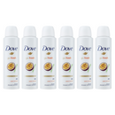 6 Pack x Dove Go Fresh Passion Fruit Scent Deodorant Body Spray, 5oz (150ml)