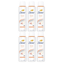 6 Count x Dove Fruity Fresh 48H Anti-Perspirant Deodorant Spray, 5oz. (150ml)