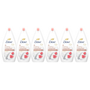 6 Pack x Dove Soothing Caring Bath Almond Oil & Hibiscus Scent, 15.2oz 450ml
