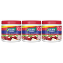3 Pack x Apple Cinnamon Solid Gel Odor Absorber Eliminator Freshener, 10oz