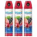 3 Pack x Cherry Berry Odor Neutralizer & Air Freshener by Wizard, 10oz.