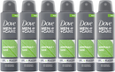 6 Pack x Dove Men+Care Minerals + Sage 48Hr Deodorant Body Spray 5oz (150ml)