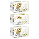 9 Count x Silk Pearl Glow Beauty Bar Soap, 3.53oz Each