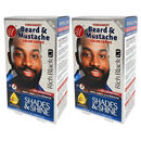 2 Pack x Rich Black 1.1 Permanent Beard & Mustache Color Creme