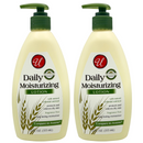 2 Count x Daily Moisturizing Lotion Natural Colloidal Oatmeal, 12oz. (355ml)