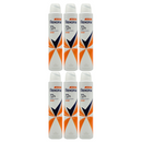 6 Count x Rexona Women Sport 72 Hour Motion Activated Spray, 6.7oz (200ml)