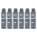 6 Pack x Dove Men Classic 48H Anti-Perspirant Deodorant Spray, 5oz (150ml)