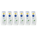 6 Pack x Nivea Creme Aloe & Natural Aloe Body Wash, 22oz. (650ml)