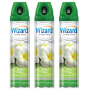 3 Pack x White Floral Odor Neutralizer & Air Freshener by Wizard, 10oz.
