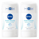 2 Pack x Nivea Fresh Natural 48H InfiniFresh Deodorant , 1.7oz (50ml)