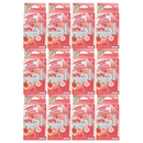 12 Pack x Peach Scent Toilet Cleaning Gel - 60 Days - 12 Dispensers (168 Gel Stamps), 1.61oz (Copy)