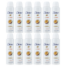 12 Pack x Dove Go Fresh Passion Fruit Scent Deodorant Body Spray, 5oz (150ml)