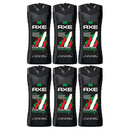 6 Pack x Axe Africa Mandarin & Sandalwood Body Wash, 13.5oz (400ml)