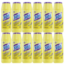 12 Pack x S.O.S Lavender Scent w/ Clorox Bleach Powder Cleanser, 21 oz.