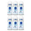 6 Pack x Nivea Hijab Cool Bright & Cool HALAL 72H Roll-On, 1.7oz (50ml)