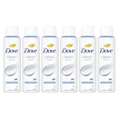 6 Pack x Dove Classic Fresh 48H Anti-Perspirant Deodorant Spray, 5oz (150ml)