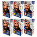 6 Pack x Medium Brown 4.0 Permanent Beard & Mustache Color Creme