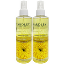 2 Pack x Yardley London Summer Breeze Body Mist w/ Essential Oils, 8oz (236ml)