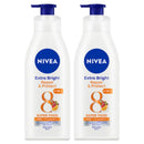 2 Pack x Nivea Extra Bright Repair & Protect SPF15 Super Food Lotion, 11.83oz