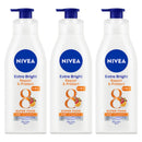 3 Pack x Nivea Extra Bright Repair & Protect SPF15 Super Food Lotion, 11.83oz