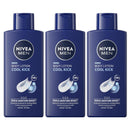 3 Pack x Nivea Men Cool Kick Triple Moisture Boost Body Lotion, 13.5oz (400ml)