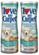 Love My Carpet Carpet & Room Deodorizer, Pardon My Pet, 17oz. (Pack of 2)