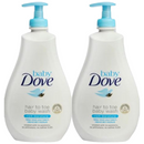 2 Pack x Baby Dove Rich Moisture Hair to Toe Hypoallergenic Baby Wash, 20oz.
