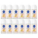 12 Pack x Nivea Hijab Active Bright & Dry HALAL 48H Roll-On, 1.7oz (50ml)