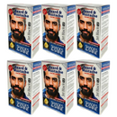 6 Pack x Jet Black 1.0 Permanent Beard & Mustache Color Creme