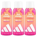 3 Pack x Adidas Vibes Get Comfy Notes of Vanilla & Mandarin Body Spray, 5oz.