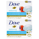 2 Count x Dove Restoring Beauty Bar Blue Fig Orange Blossom, 3.17oz