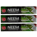 3 Count x 5-in-1 Neem Toothpaste Complete Oral Care, 6.5oz (184g)