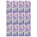 12 Pack x Lavender Scent Toilet Cleaning Gel - 60 Days - 12 Dispensers 168 Gel Stamps, 1.61oz