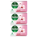 3 Count x Dettol Skincare Antibacterial Soap Bar, 3.5oz (100g)