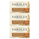 3 Count x Yardley London Oatmeal & Almond Moisturizing Bath Bar Soap, 4.0 oz Each